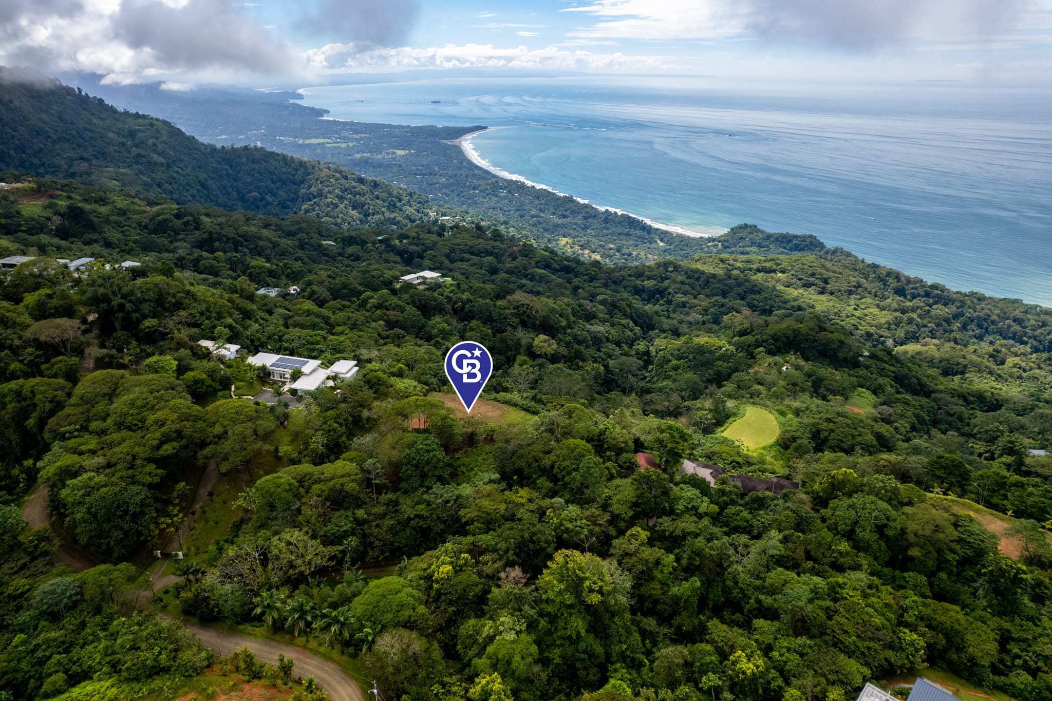 Iconic Whales Tail View in Premium Gated Community in Dominical